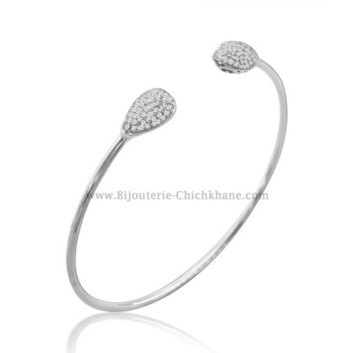 Bracelet femme en Or Blanc 18 Carats Ref 54016 | Chichkhane