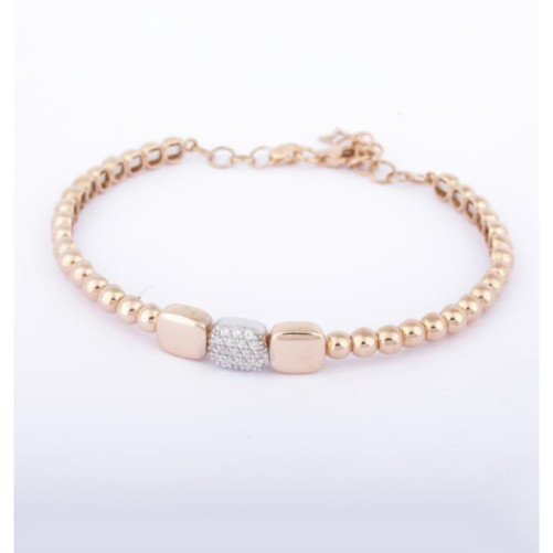 Bracelet femme en Or Bicolore  18 Carats Ref 66706 | Chichkhane