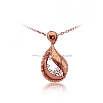 Pendentif femme en Or Rose 18 Carats Ref 53999 | Chichkhane