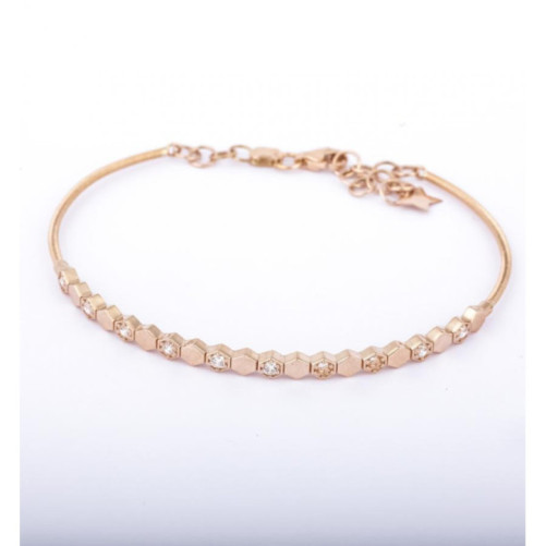 Bracelet femme en Or Rose 18 Carats Ref 67176 | Chichkhane