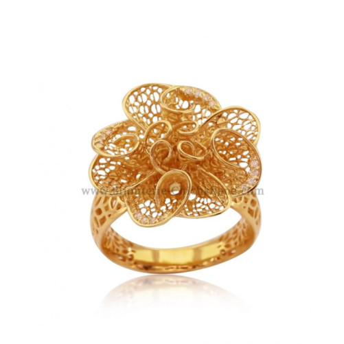 Bague femme en Or Jaune 18 Carats Ref 53653 | Chichkhane