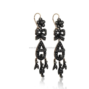 Boucles D'oreilles Diamants Rose ''Chichkhane'' 53075