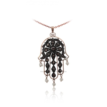 Pendentif main de fatma femme Ref 53222 | Chichkhane