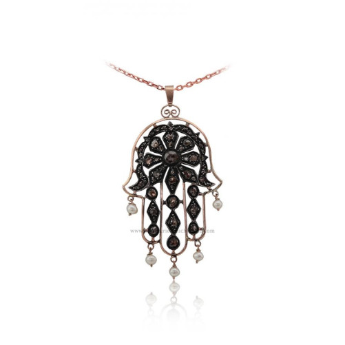 Pendentif main de fatma femme Ref 53222 | Chichkhane