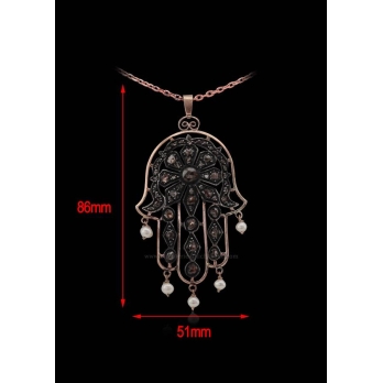 Pendentif main de fatma femme Ref 53222 | Chichkhane