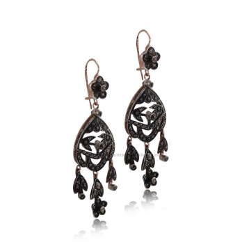 Boucles D'oreilles Diamants Rose ''Chichkhane'' 53217