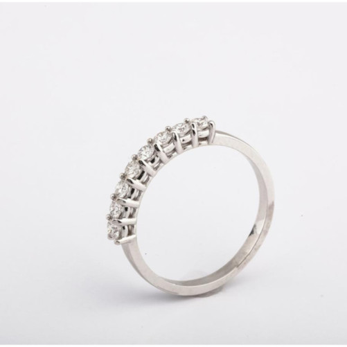Alliance femme en Or Blanc 18 Carats Ref 66879 | Chichkhane