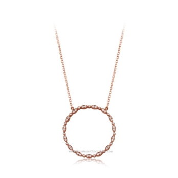 Collier femme en Or Rose 18 Carats Ref 53277 | Chichkhane