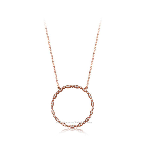 Collier femme en Or Rose 18 Carats Ref 53277 | Chichkhane
