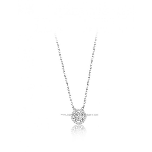 Collier femme en Or Blanc 18 Carats Ref 53271 | Chichkhane