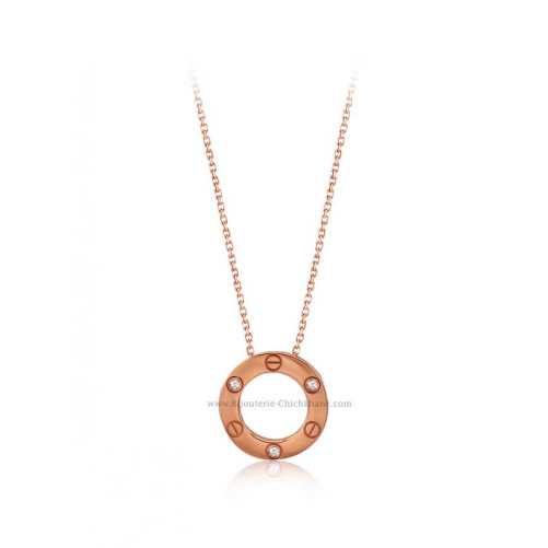 Collier femme en Or Rose 18 Carats Ref 53263 | Chichkhane