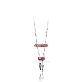 Collier femme en Or Bicolore  18 Carats Ref 53259 | Chichkhane