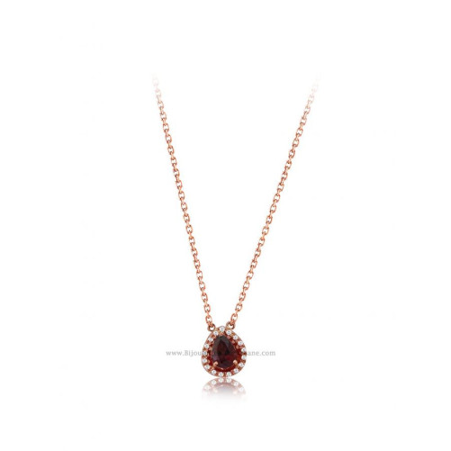 Collier femme en Or Rose 18 Carats Ref 53286 | Chichkhane