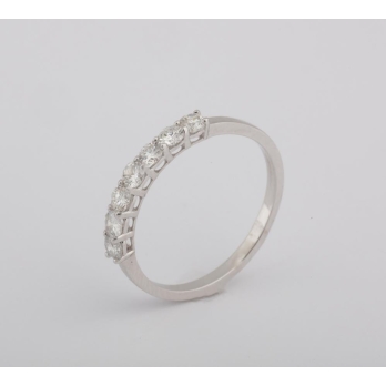 Alliance femme en Or Blanc 18 Carats Ref 66875 | Chichkhane