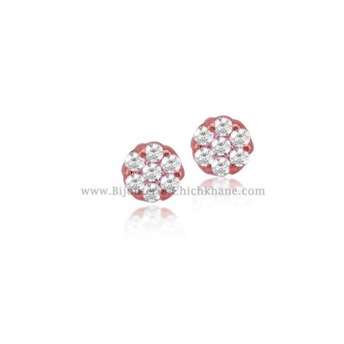Boucles d'oreilles femme en Or Rose 18 Carats Ref 52886 | Chichkhane