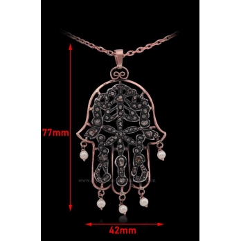 Pendentif main de fatma femme Ref 53018 | Chichkhane