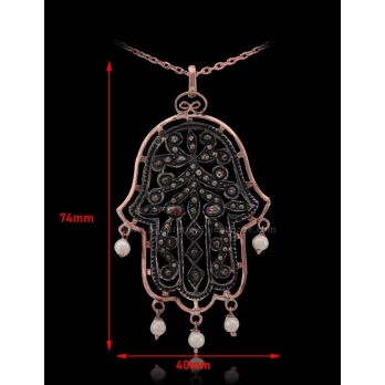Pendentif main de fatma femme Ref 53005 | Chichkhane