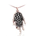Pendentif Main De Fatma Diamants Rose ''Chichkhane'' 52974 Pendentif Main De Fatma Diamants Rose ''Chichkhane'' 52974