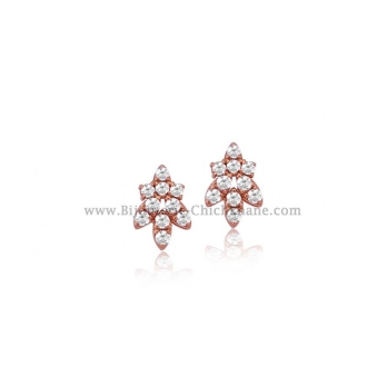 Boucles d'oreilles femme en Or Rose 18 Carats Ref 52142 | Chichkhane