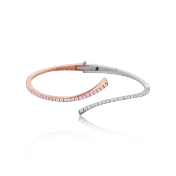 Bracelet femme en Or Bicolore  18 Carats Ref 52137 | Chichkhane