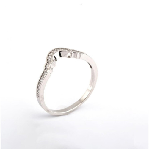 Alliance femme en Or Blanc 18 Carats Ref 66818 | Chichkhane