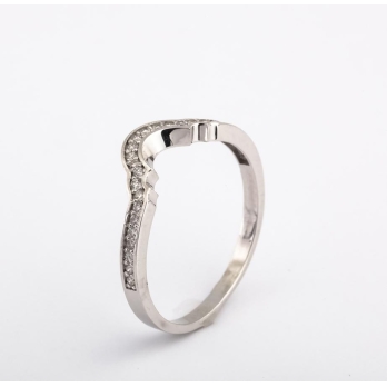 Alliance femme en Or Blanc 18 Carats Ref 66818 | Chichkhane