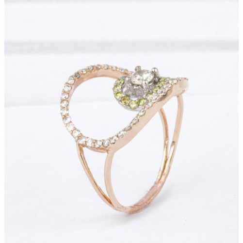 Bague femme en Or Rose 18 Carats Ref 67678 | Chichkhane
