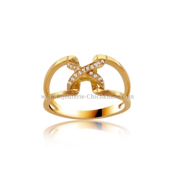 Bague femme en Or Jaune 18 Carats Ref 51852 | Chichkhane