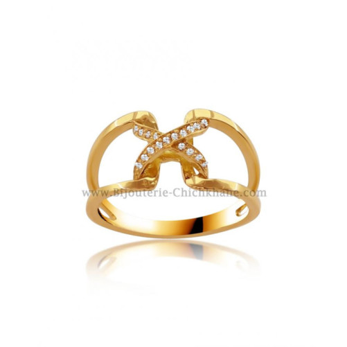 Bague femme en Or Jaune 18 Carats Ref 51852 | Chichkhane