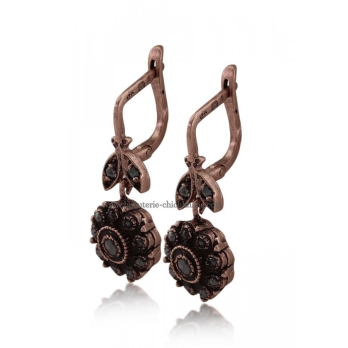 Boucles D'oreilles Diamants Rose ''Chichkhane'' 51404