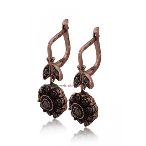 Boucles D'oreilles Diamants Rose ''Chichkhane'' 51404
