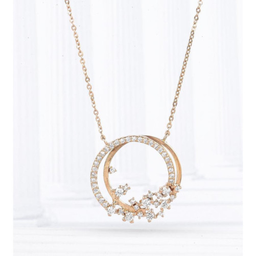 Collier femme en Or Rose 18 Carats Ref 67614 | Chichkhane