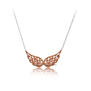 Collier femme en Or Bicolore  18 Carats Ref 50738 | Chichkhane