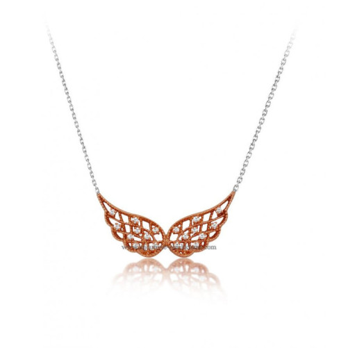 Collier femme en Or Bicolore  18 Carats Ref 50738 | Chichkhane