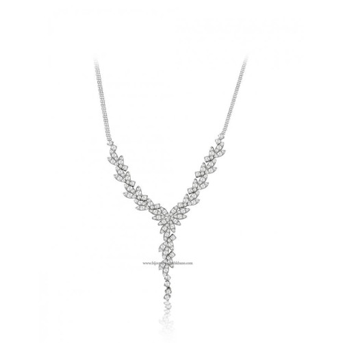 Collier femme en Or Blanc 18 Carats Ref 50729 | Chichkhane