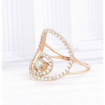Bague femme en Or Rose 18 Carats Ref 67604 | Chichkhane