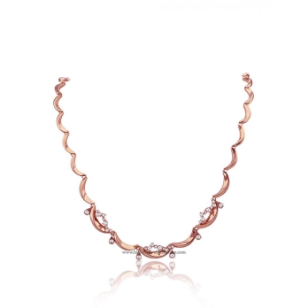 Collier femme en Or Rose 18 Carats Ref 50752 | Chichkhane