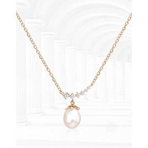 Collier femme en Or Rose 18 Carats Ref 67480 | Chichkhane
