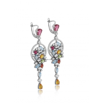 Boucles D'oreilles Diamants 50491