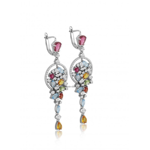 Boucles D'oreilles Diamants 50491