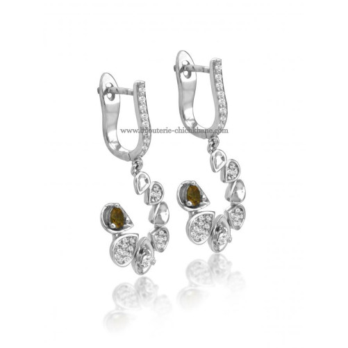 Boucles D'oreilles Diamants 50490