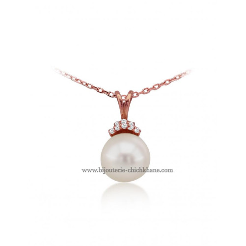 Pendentif femme en Or Rose 18 Carats Ref 50345 | Chichkhane