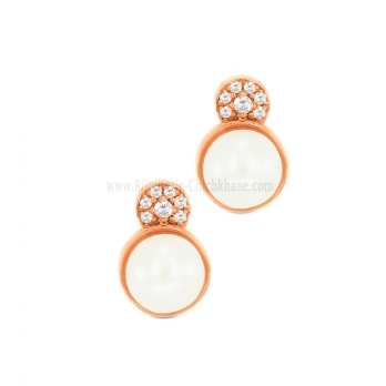 Boucles d'oreilles femme en Or Rose 18 Carats Ref 49725 | Chichkhane
