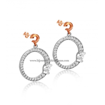 Boucles D'oreilles Diamants 51052