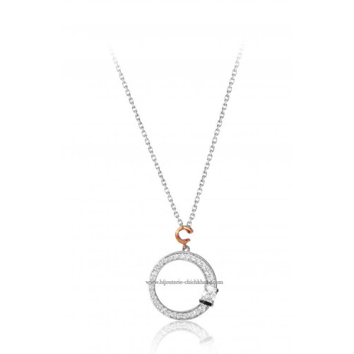 Collier femme en Or Bicolore  18 Carats Ref 51051 | Chichkhane