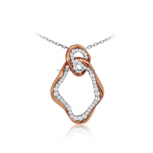 Pendentif femme en Or Bicolore  18 Carats Ref 48774 | Chichkhane