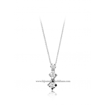 Collier femme en Or Blanc 18 Carats Ref 48771 | Chichkhane