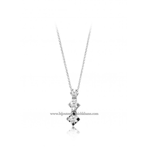 Collier femme en Or Blanc 18 Carats Ref 48771 | Chichkhane