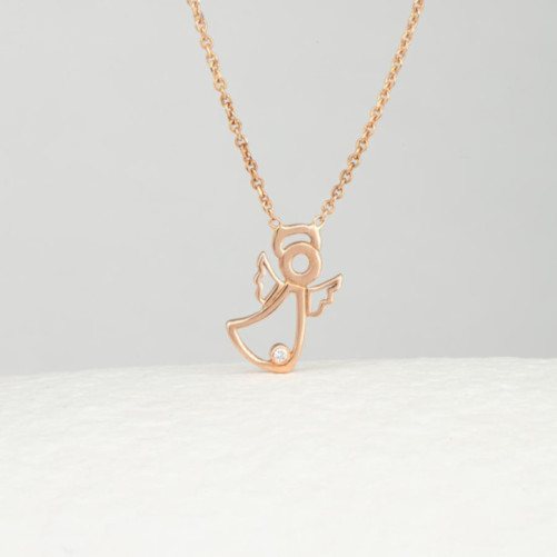 Collier femme en Or Rose 18 Carats Ref 68839 | Chichkhane