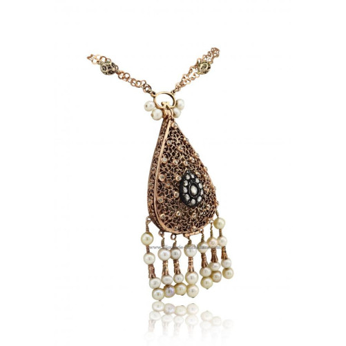 Collier Diamants Blanc ''Chichkhane'' 48529